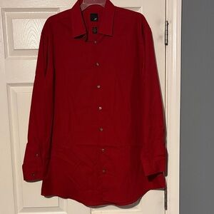 J.Ferrar Classic Red Dress Shirt